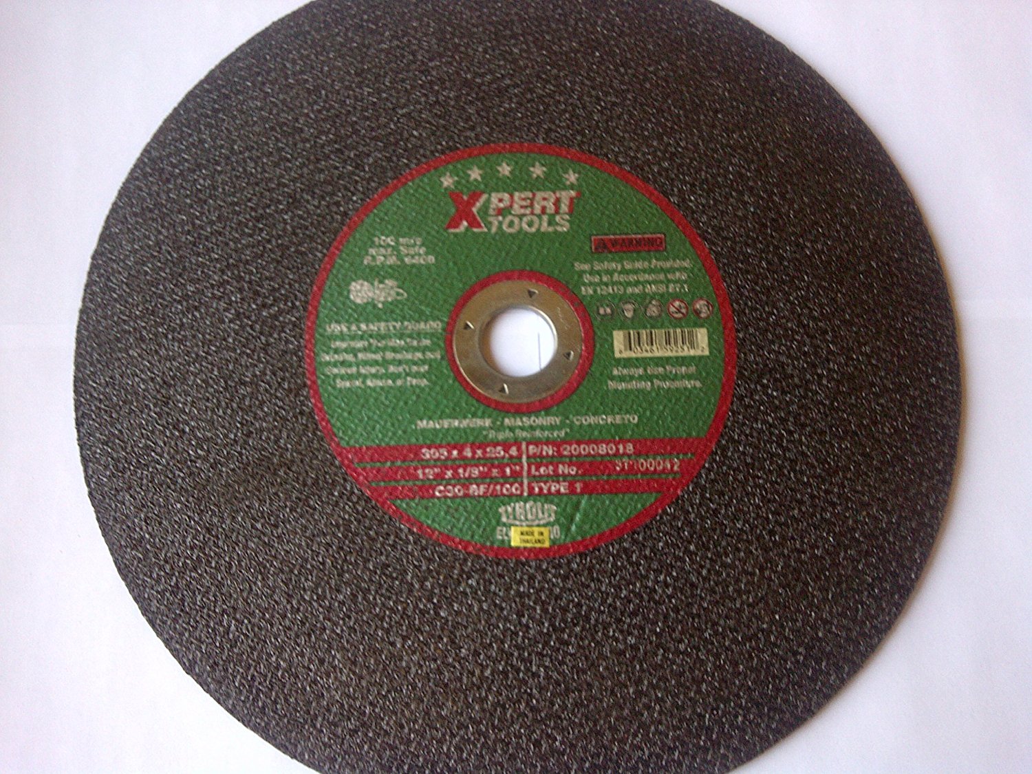 Tyrolit Grinding Wheel 12" X 1/8" X 1", R.P.M 6400 NEW