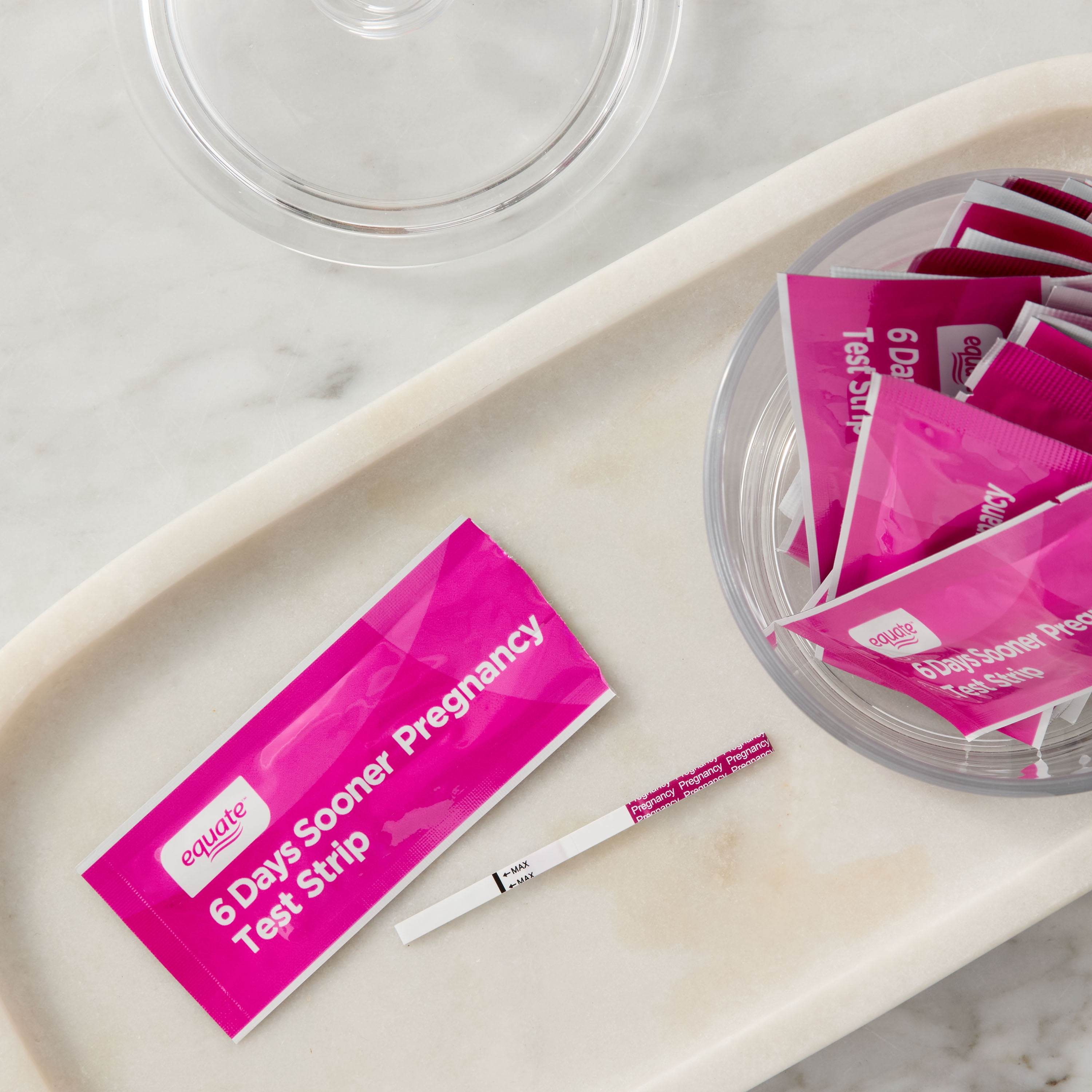 Equate Pregnancy Test Strips, 6 Days Sooner, 50 Count