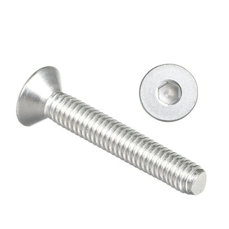 

moobody DIN7991 304 Stainless Steel Allen Bolt Socket Cap Screws Hex Screw M-4*25