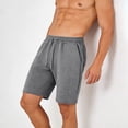 thumbnail image 6 of Lovzfmll Men's Summer Beach Casual Running Sports Shorts, 5-Inch Straight Leg Athletic Bermuda Shorts Dark Gray, S, 6 of 9