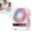 B, variant on Leeye Ice Pack Desk Fan, Rechargeable Personal Air Cooler with Detachable Ice Pad, USB Portable Air Circulator Fan for Home Office Desktop, A A,