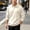 Beige, variant on Fengqque Mens Polo Shirt Short Sleeve Textured Jacquard Open Collar Summer Casual Beach Stretchy Golf Shirts Navy XL