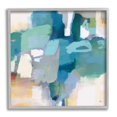 thumbnail image 4 of Stupell Industries Layered Blue Paint Strokes Dense Abstract Painting Painting Gray Framed Art Print Wall Art, Design by Lisa Ridgers, 4 of 5