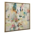 thumbnail image 2 of Maklaine Modern Canvas Fabric Framed Abstract Art in Multi-Color, 2 of 4