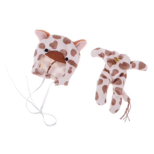 de Animal Lindo con Sombrero Dulce de Manera Accesorios para s perfke mameluco del mono de las muñecas