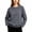 #0 Dark Gray, variant on PFRNLF Sweatshirts for Women Casual Long Sleeve Pullover Fall Crew Neck Fleece Sweatshirt with Zipper Pocket