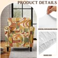 thumbnail image 6 of FKELYI Art Boho Print Armchair Slipcover Stretchable Couch Sofa Cover with Elastic Bottom Furniture Protector for Living Room Office Reception Reading Sofa, 6 of 7