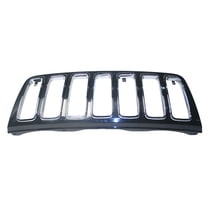New Aftermarket Black Front Grille 5GL79DX8AA One Piece fits 2001-2003 Jeep Grand Cherokee