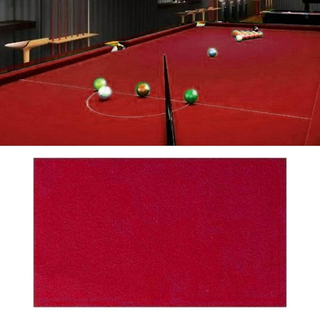 Paño de 9 pies para clubes Mesa de billar Snooker Interior 28x145 M Cola fieltro de billar