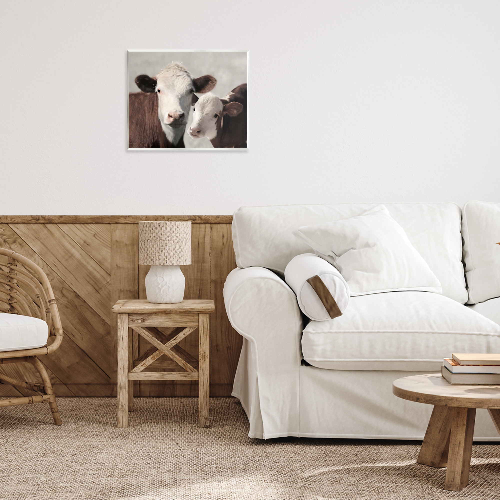 Stupell Industries Mommy & Me Cows Wall Plaque Art, design by Lori Deiter