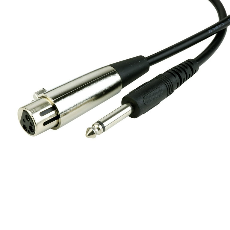Microphone VGEBY XLR avec câble XLR à 1/4 pouce Connexion audio Microphone  à main adapté au chant et à l'enregistrement de karaoké sur scène, microphone  XLR, microphone 