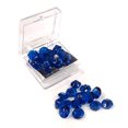 thumbnail image 1 of Edible Sapphire-Blue Diamond Jewels 8mm (28 Pieces), 1 of 2