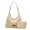 Beige, variant on Wrangler Suede Hobo Purse for Women Embossed Soft Slouchy Shoulder Bag 2Pcs Set, Coffee