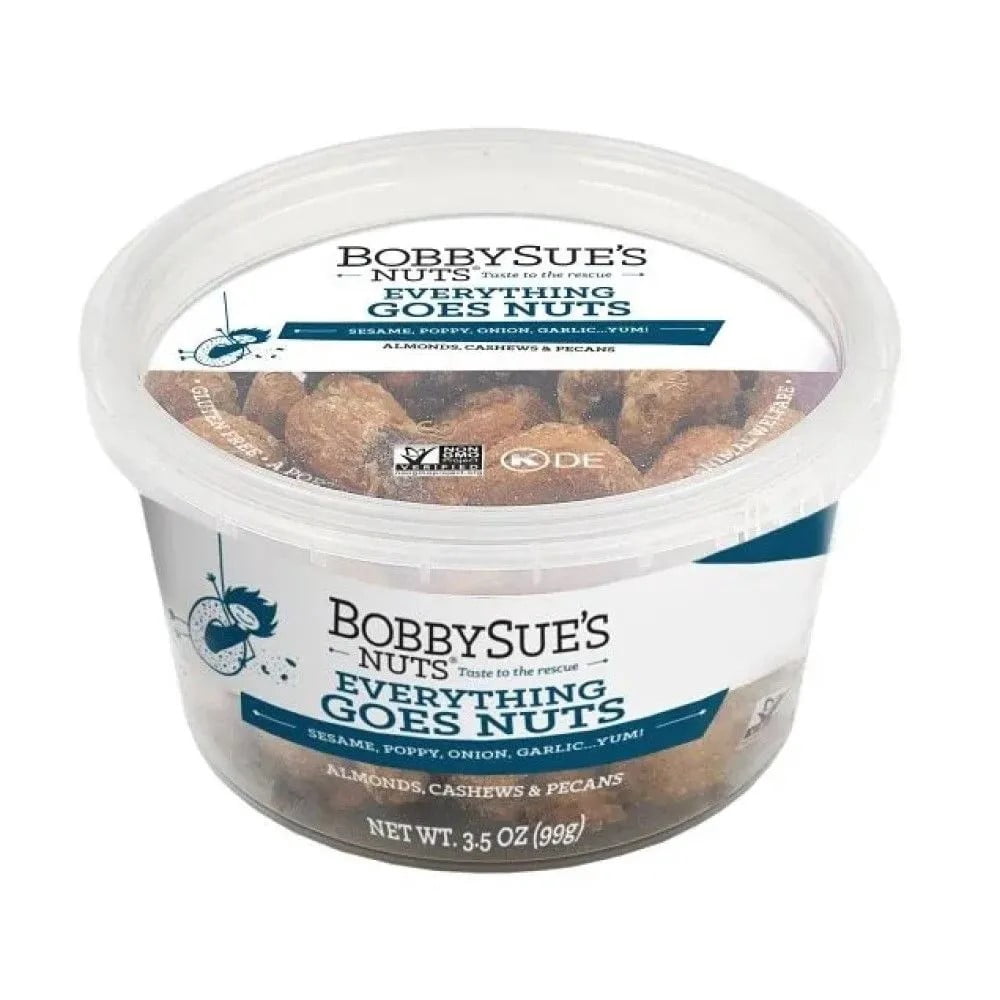 Bobbysue's Nuts Everything Goes Nuts, 3.5 oz, 16 Pack
