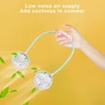 thumbnail image 6 of Hwkond Neck Fan Sports Portable Necks Fan Foldable Hose USB Charging Long Battery Life Three-speed Adjustment Small Fan Outdoor Travel Car Portable Silent Fan on Clearance, 6 of 8