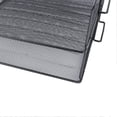 thumbnail image 1 of 2pcs 2 Tier File Trays Vertical 2 Layer Stackable Desk Tray Mesh Hollow Iron Free DIY Combination Desk Organizer Tray, 1 of 3