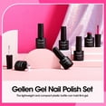 thumbnail image 7 of Gellen Pink Gel Nail Polish, 6 Colors Hot Pink Baby Pink White Gel Polish Set Neon Pink Light Pink Soak off Nail Gel Kit for Nail Art Home DIY Manicure, 7 of 7