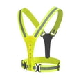thumbnail image 1 of S SERENABLE 3 Modes 8 DEL Lumineuses Gilet Réfléchissant Lumières d'Avertissement pour Course de Nuit Jaune Type A Jaune, 1 of 8