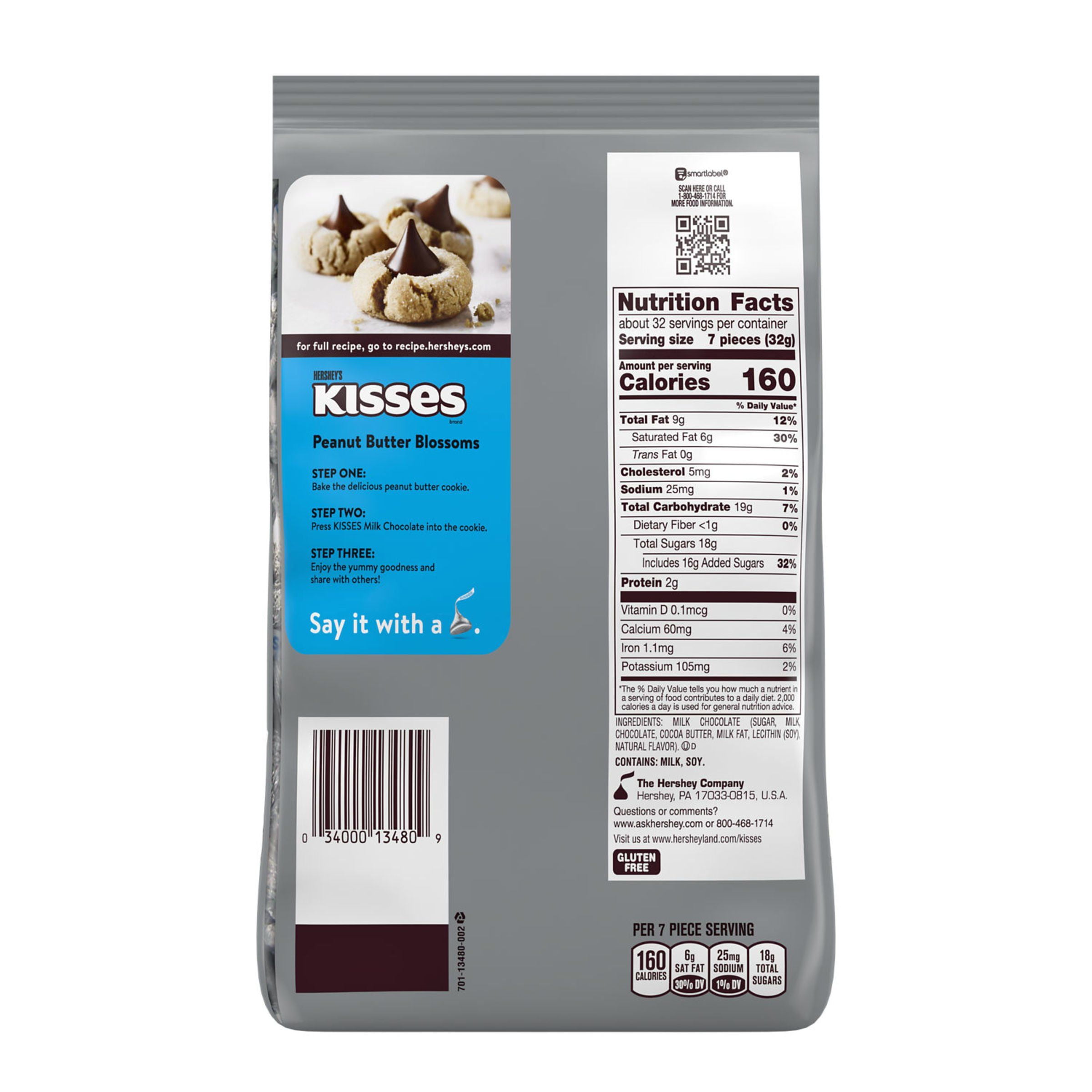 Hershey's Milk Chocolate Kisses - 35.8oz