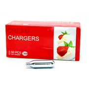 ICO 8g N2O Whipped Cream Chargers Cartridges, 50 or 100 Count