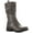 Grey Smooth, variant on Sun + Stone Womens Nelliee Faux Leather Zipper Mid-Calf Boots