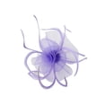 thumbnail image 1 of pitrice 1/2/3/5 Maille Fascinator Femmes Coiffure Prom Maquillage Nuptiale Scène Réglable Performance Photo Coiffe Fille Bande de Cheveux Violet Clair 1 Pc, 1 of 6