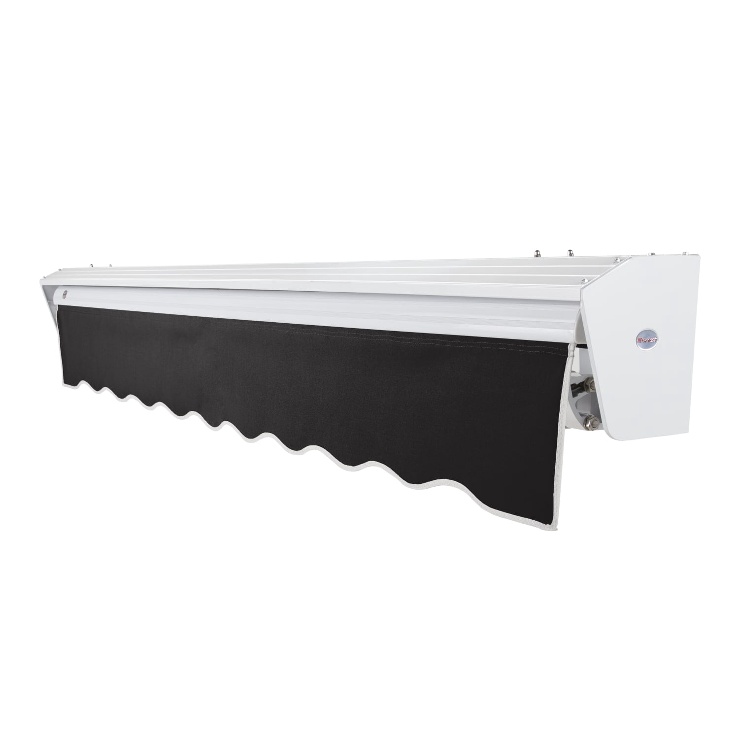 Awntech Destin with Hood Left Motor with Remote Motorized Retractable Awning