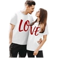 thumbnail image 2 of TYGHBN Same Gender Valentine's Day Special Meaning Printed T Shirt Valentine's Day Women Long Sleeve Running Womens Athletic Tops Short Sleeve Striped Tee Women Long Sleeve Layering Tops for Women, 2 of 4