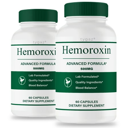 (2 Pack) Hemoroxin - Hemoroxin Pill Supplement