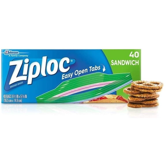 Zipl 40CT Sandwich Bag