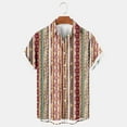 thumbnail image 3 of Aztec Hawaiian Shirt for Men Casual Tribal Short Sleeve Button Down Shirts Ethnic Regular Fit Hawaiian Summer Shirts, 3 of 5
