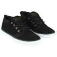 thumbnail image 2 of Quiksilver Mens Griffin Suede Mid-Top Shoess - Black/White, 2 of 5