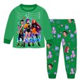 thumbnail image 1 of Pop cazadora para niña Demo-n Pajamas,Rumi,Mire Zoeyy Kids Long Sleeve Pajamas,HUNTR/X Print,Fancy Party Carnival Halloween, Christmas Pajamas - Home Pajamas for Teens And Girls Pajamas, 1 of 3