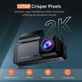 thumbnail image 2 of Dash Cam Veement V300 1296P WiFi frontal con visión nocturna negra, 2 of 8