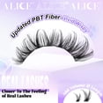 thumbnail image 3 of Extensiones de pestañas ALICE Lash Clusters Wispy 168 unidades 10-18 mm, 3 of 9