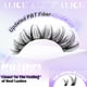 thumbnail image 3 of Extensiones de pestañas ALICE Lash Clusters Wispy 168 unidades 10-18 mm, 3 of 9