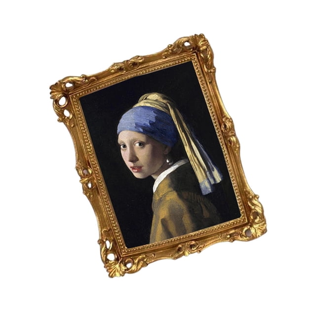 Maytalsory Cadre Photo Rectangulaire en Poly-Résine Doré 28.5 x 24.5cm 1Set