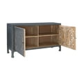 thumbnail image 3 of Healey 2-Door Cabinet with Shelves, Antique Gray, 3 of 15