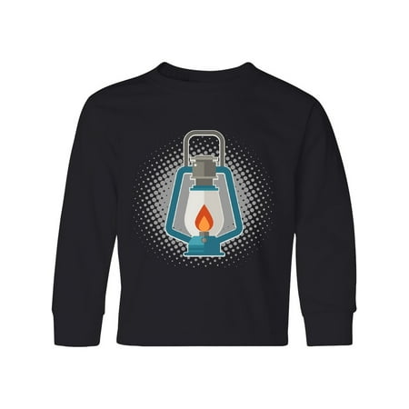 Camping Camper - Camping Lantern Vacation Tent Camper Youth Long Sleeve T-Shirt