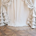 thumbnail image 4 of Brand New 2 Layers Rural Style Window Drape 100% Cotton Curtains Natural Hemp Curtain Rod Pocket Ruffles Cake Layer Lace Cortina, 4 of 5