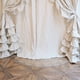 thumbnail image 4 of Brand New 2 Layers Rural Style Window Drape 100% Cotton Curtains Natural Hemp Curtain Rod Pocket Ruffles Cake Layer Lace Cortina, 4 of 5