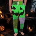 thumbnail image 2 of QWKLEAJ Halloween Pajama Pants Men Skull Print Lounge Sleepwear Casual Pocket Trousers Comfy Holiday Nightwear Novelty Graphic Bottom, 2 of 6