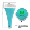 thumbnail image 4 of Medidor de pH para aguas residuales, termómetro de piscina controlado por Wi-Fi, 6 en 1, medidor de pH y temperatura de cloro, para aguas residuales, IP67, con Bluetooth, monitor de calidad del agua., 4 of 9