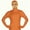 cloth & Beard & Eyebrows 2, variant on Orange Bodysuit K+i+d's Seamless Full Body Catsuit Stretchy Dance Bodysuit With Eyebrows Beard Sets, Stage Performance, Slim Fit Spandex Unitard Halloween Outfits