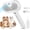 White, variant on 3-in-1 Self-Cleaning Steam Cat & Dog Brush – Effortlessly Remove Tangles & Shedding Hair for Long/Short Coats | Gentle Grooming with Steam Technology | Fast-Drying & Hygienic (White/Pink/Green)