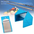 thumbnail image 4 of Pool Cue Chalk Holder, Portable Pool Cue Chalk Box Practical Aluminum Alloy  for Storage Black,Blue, 4 of 7