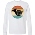 thumbnail image 3 of Inktastic French Horn Retro Music Sunset Long Sleeve T-Shirt, 3 of 5