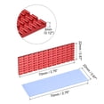 thumbnail image 2 of Uxcell 2 Pack M.2 SSD Heatsink Cooler Alloy Aluminum w Screwdriver Kit,1mm Thermal Pad, for Laptop,70*22*3mm, Red, 2 of 5