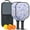 Pioneer Flower Floral, variant on Pickleball Paddles Set,Pioneer Flower Floral Print Pattern Fiberglass Surface Pickleball Racket Set with 2 Indoor Outdoor Pickleball Balls and Pickleball Bag,Pickle-ball Equipment