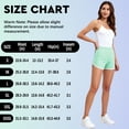 thumbnail image 2 of URATOT Women's Cotton Shorts, 2 Packs, Everyday Casual Shorts, Sizes S–XL, 2 of 6